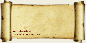 Jana Anić vizit kartica